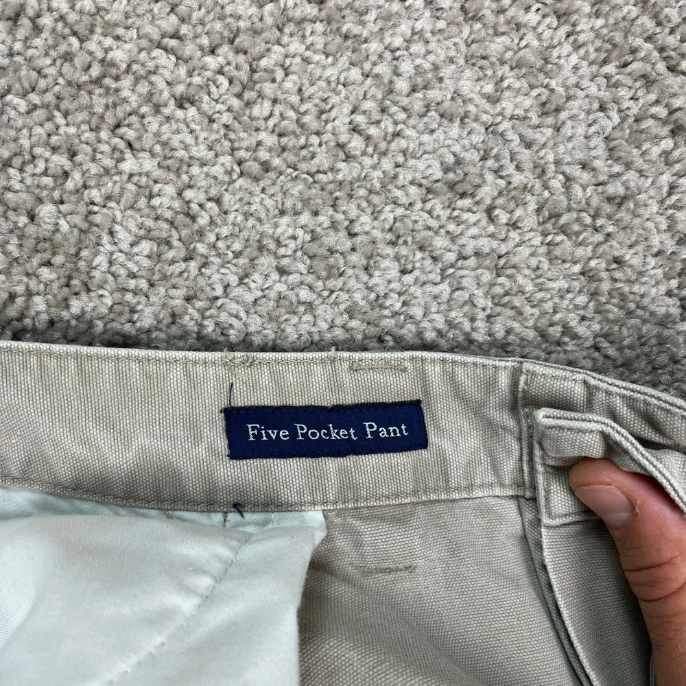 Vineyard‎ Vines Five Pocket Pant Khaki Straight Leg Mens Size 38x34